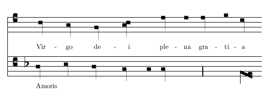 Virgo dei plana gratia, Amoris