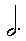 doted half note