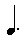 doted quater note