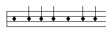 [S,M,M,M,S,M,M on staff4]